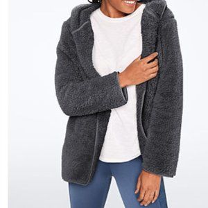 NWT VICTORIA SECRET NAVY CARDIGAN SHERPA